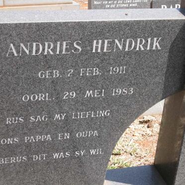 KRUGEL Andries Hendrik 1911-1983 &amp; Anna Delina KOTZE 1916-2005