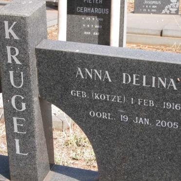 KRUGEL Andries Hendrik 1911-1983 &amp; Anna Delina KOTZE 1916-2005