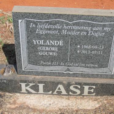 KLASE Yolande nee GOUWS 1968-2011