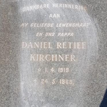KIRCHNER Daniel Retief 1919-1969