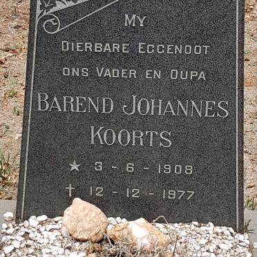 KOORTS Barend Johannes 1908-1977