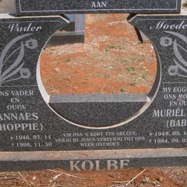 KOLBE Annaes 1946-1998 &amp; Muriel Erna 1948-1984