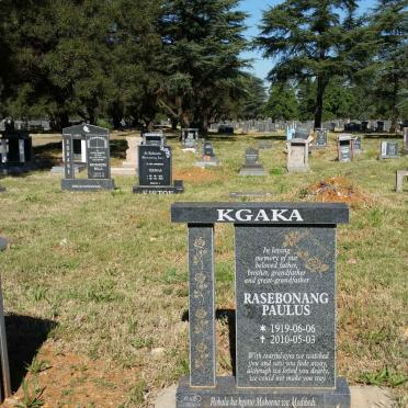 KGAKA Rasebonang Paulus 1919-2010