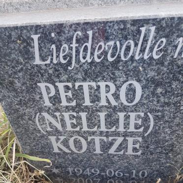 KOTZE Petro 1949-2007