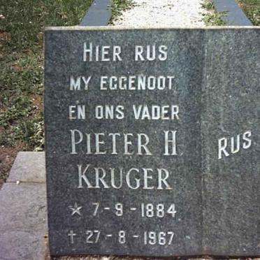 KRUGER Pieter H. 1884-1967 &amp; Anna A.P. PRETORIUS 1899-1992