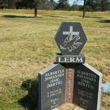LERM Albertus Johannes 1953-2006  :: LERM Albertus Johannes 1977-2007