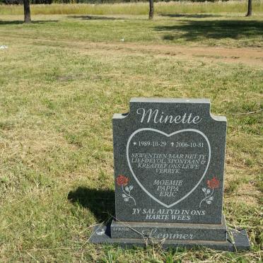 LEMMER Minette 1989-2006