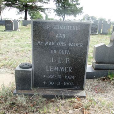 LEMMER J.E.P. 1924-1993