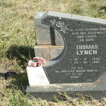 LYNCH Thomas 1930-1996
