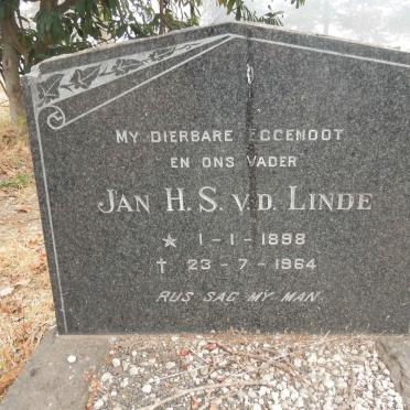 LINDE Jan H.S., v.d. 1898-1964