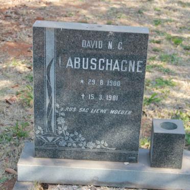 LABUSCHAGNE David N.C. 1900-1981