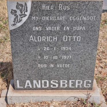 LANDSBERG Aldrich Otto 1934-1977