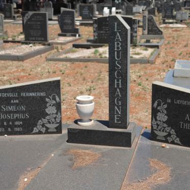 LABUSCHAGNE Simeon Josephus 1904-1983 & Adriana Theofestha 1909-1983