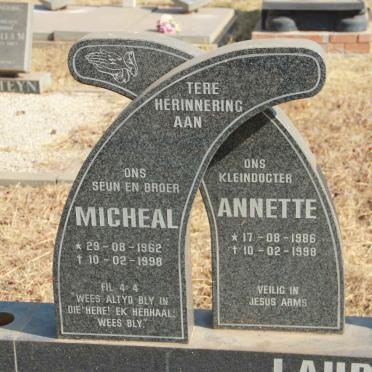 LAUBSCHER Michael 1962-1998 :: LAUBSCHER Annette 1986-1998