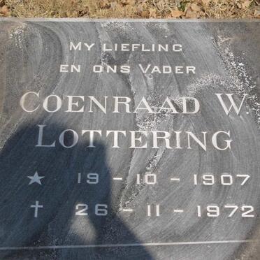 LOTTERING Coenraad W. 1907-1972 &amp; Elizabeth Helena 1904-1974