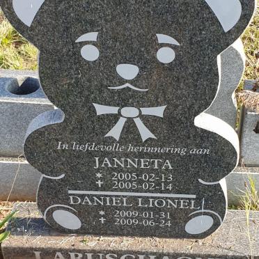 LABUSCHAGNE Janetta 2005-2005 :: LABUSCHAGNE Daniel Lionel 2009-2009 