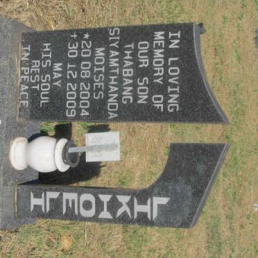 LIKHOELI Thabang Siyamthanda Moises 2004-2009
