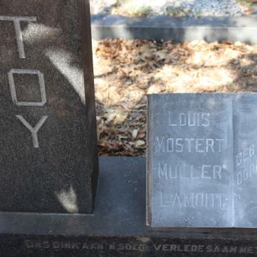 LAMONT Louis Mostert Muller 1926-1967