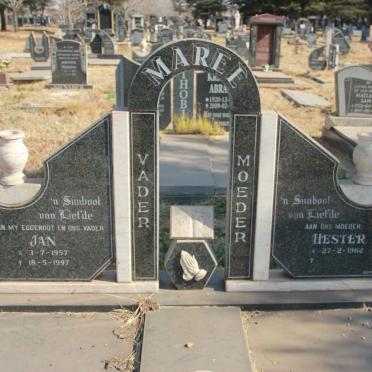 MAREE Jan 1957-1997 &amp; Hester 1962-