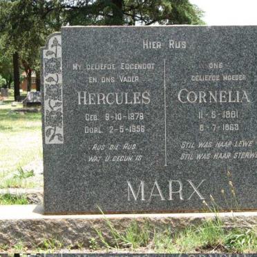 MARX Hercules 1878-1956 &amp; Cornelia 1881-1963
