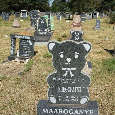 MAAROGANYE Tshegofatso 2006-2007