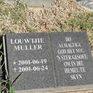 MULLER Louwtjie 2001-2001
