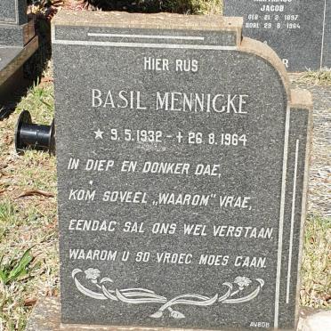 MENNIGKE Basil 1932-1964