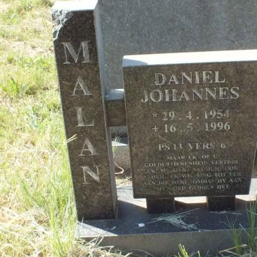 MALAN Daniel Johannes 1954-1996