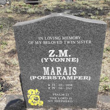 MARAIS Z.M. 1938-2011