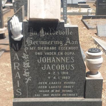 MARAIS Johannes Jacobus 1914-1983