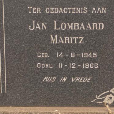 MARITZ Jan Lombaard 1945-1966