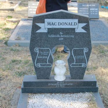 MacDONALD Dalena 1956-1997