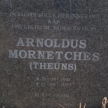 MORNETCHES Arnoldus 1941-2007