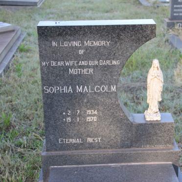 MALCOLM Sophia 1934-1970