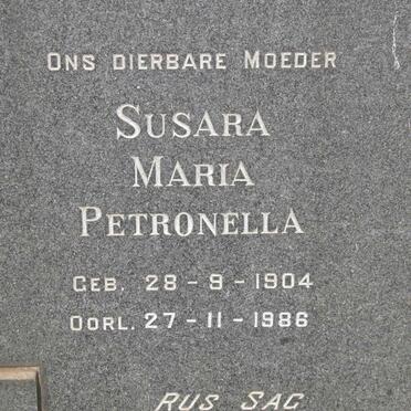 MARE Mathys Jacobus 1894-1968 &amp; Susara Maria Petronella 1904-1986