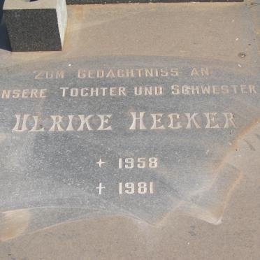 MERWE Ruth Hecker, van der 1936-1990 :: VAN DER MERWE Ulrike Hecker 1958-1981
