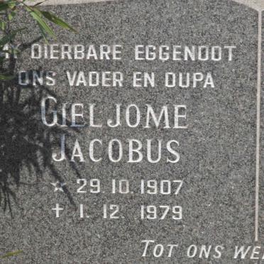 MERWE Gieljome Jacobus, van der 1907-1979 &amp; Susanna Johanna Maria 1907-1992