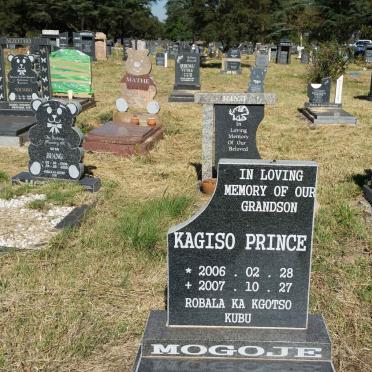 MOGOJE Kagiso Prince 2006-2007