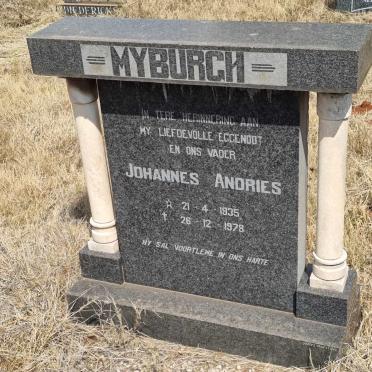 MYBURGH Johannes Andries 1935-1978