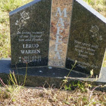 MAFELA Leruo Warren 2011-2011