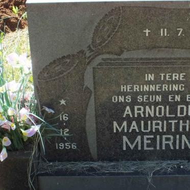 MEIRING Arnoldus Maurithius 1956-1982