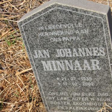 MINNAAR Jan Johannes 1935-2002