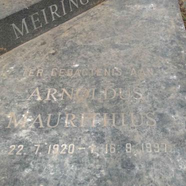 MEIRING Arnoldus Maurithius 1920-1997