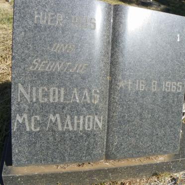 McMAHON Nicolaas 1965-1965