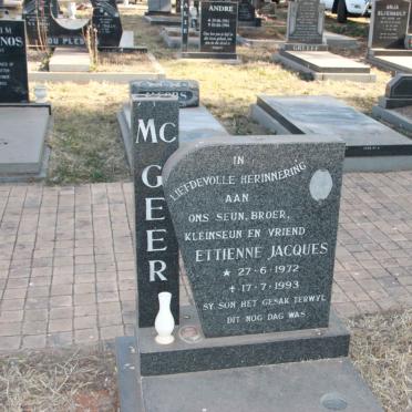McGEER Ettienne Jacques 1972-1993