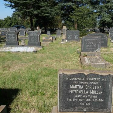 MULLER Martha Christina Petronella nee JANSE VAN VUUREN 1912-1964