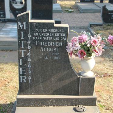 MITTLER Friedrich August 1932-1993