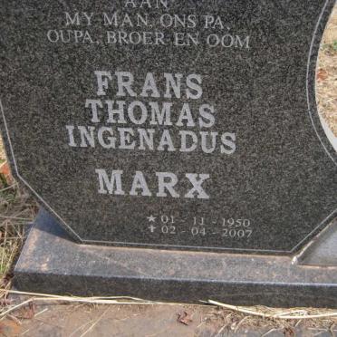 MARX Frans Thomas Ingenadus 1950-2007