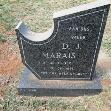 MARAIS D.J. 1926-1991