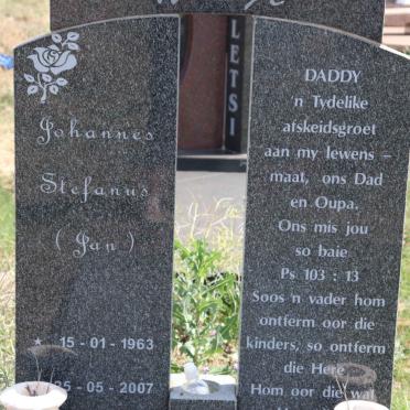 NORTJE Johannes Stefanus 1963-2007
